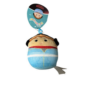 NWT Squishmallows Stranger Things Max Stuffy Keychain, 4"